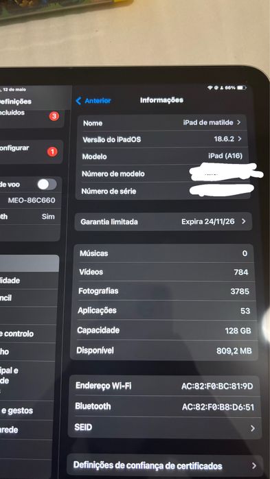 Ipad (A16) praticamente novo