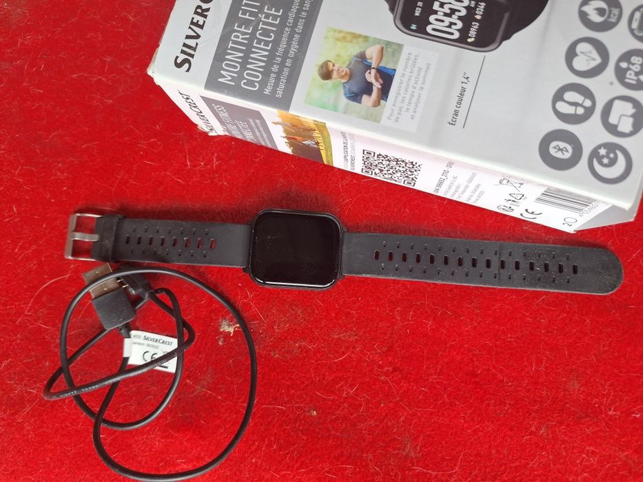 inteligentny zegarek fitness Silvercrest.