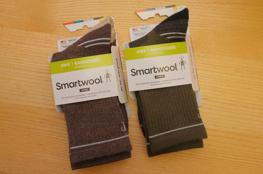 Носки SmartWool "Hike" (размер EUR 39-44) M/L спортивные трекинговые Merino осень/зима