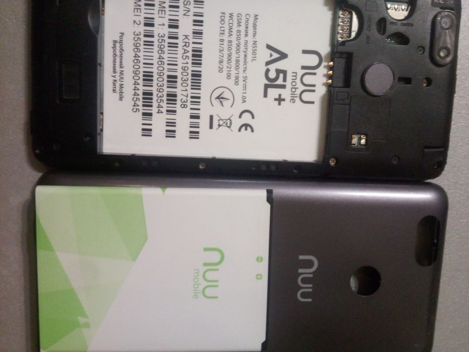 Запчасти телефон NUU A5