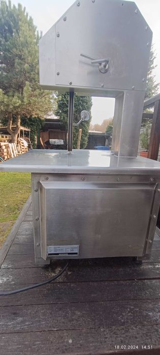 Piła taśmowa do mięsa ,kości  INOX 240V.