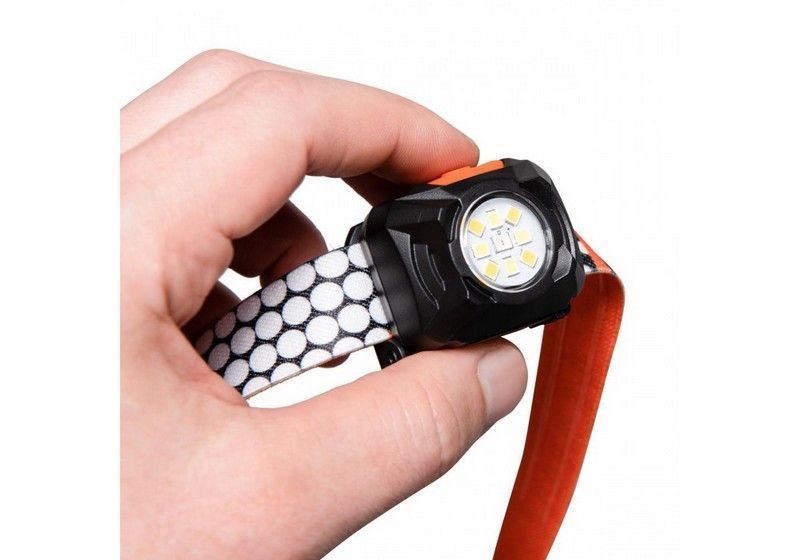 Latarka Czołowa Rebel 400Lm Pomarańczowa - Mactronic