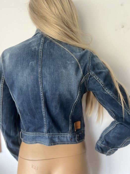 Pepe jeans M niebieska katana granat jeansowa damska