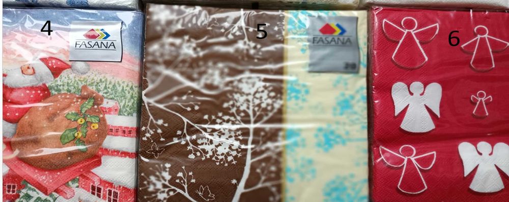 DECOUPAGE serwetki papierowe z nadrukiem 33x33 Fasana