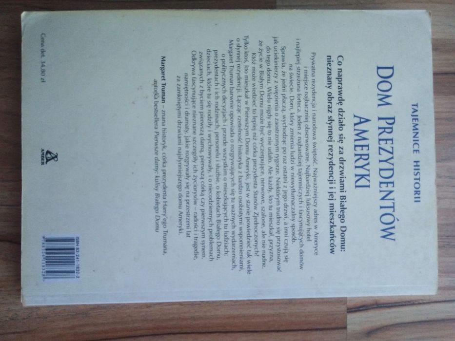 Dom Prezydentów Ameryki - Margaret Truman