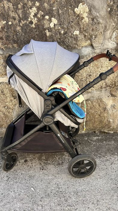 carrinho de bebé + bebe conforto e andador, tudo por 120€