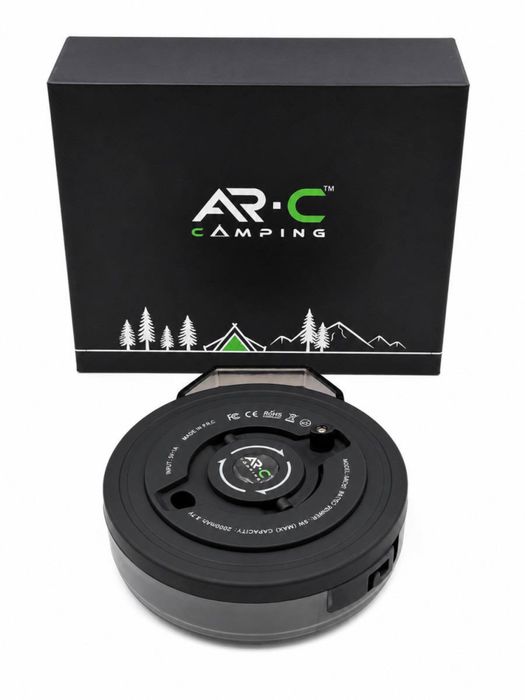 Портативний ліхтар-гирлянда AR.C Camping з LED-стрічкою 10 м, акумуляторний, Type-C, 250 Лм, IP44