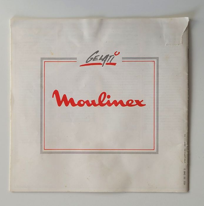 Máquina Moulinex Gelati + livro receitas