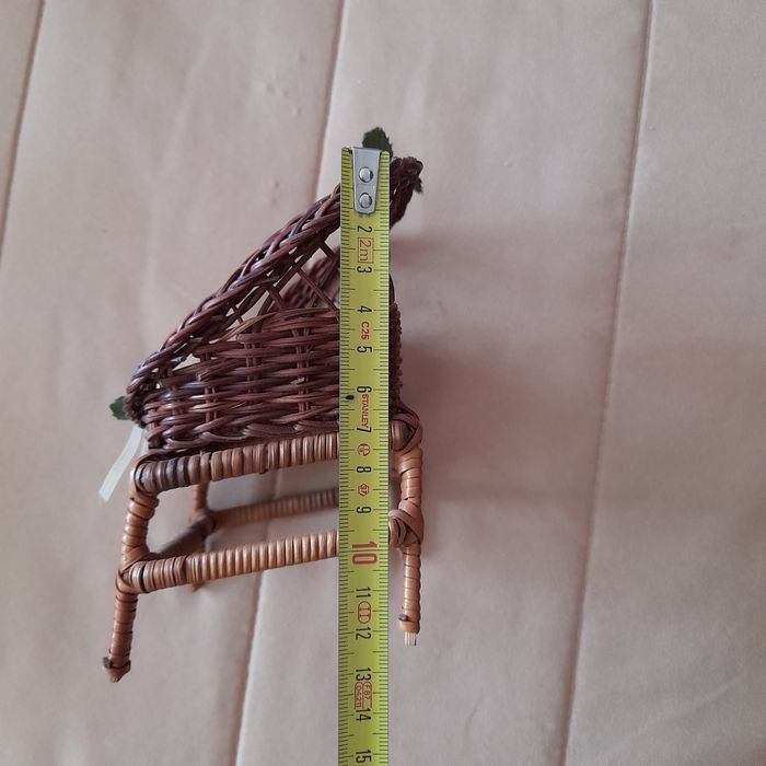 Mini Banquinho em verga antigo