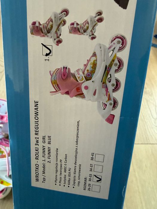 Łyżworolki MICO rozmiar 30-33 Rollerblades