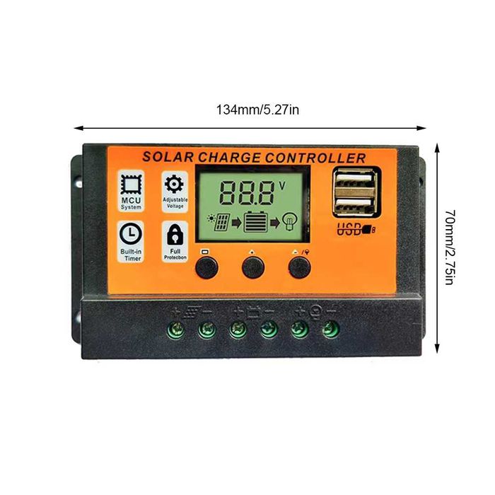 Controlador solar 12v 24v
