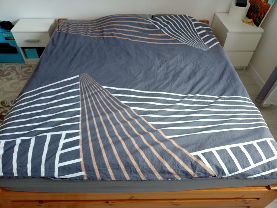 Łóżko 1,80x2,00m ( materac Adam i Ewa + stelaż )