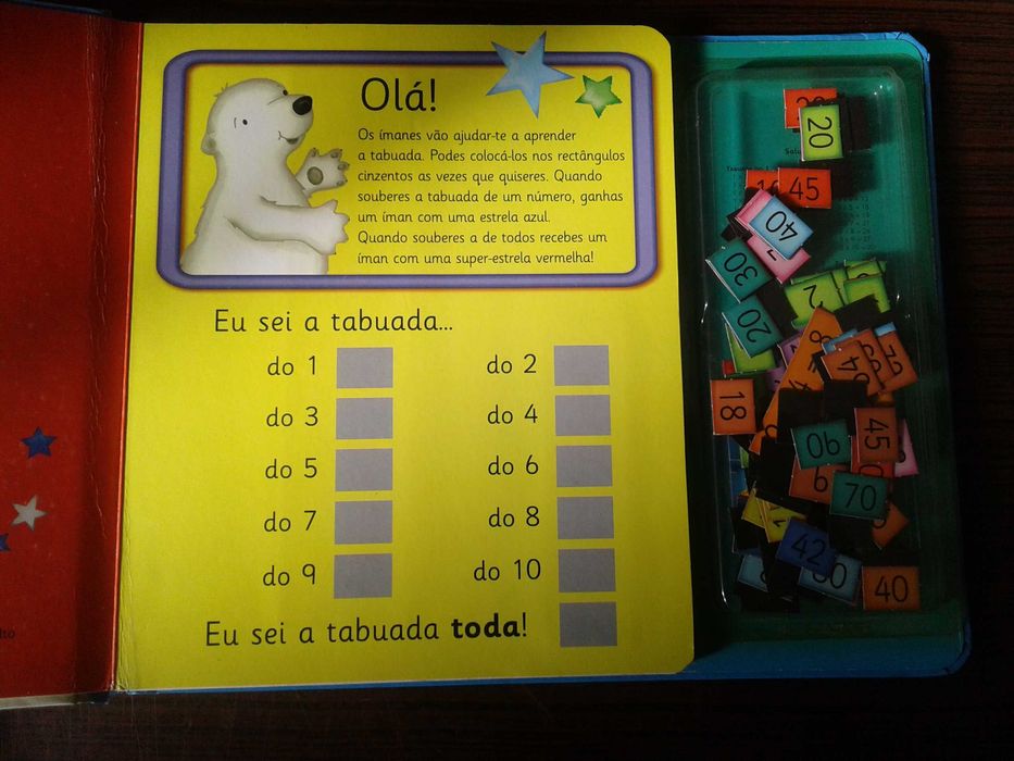 Magnetic Children's Book Learn the Multiplication Table, like NEW!64586133395202121