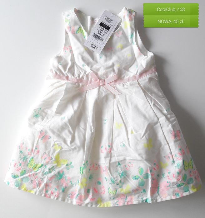 NOWA sukieneczka Cool Club r. 68