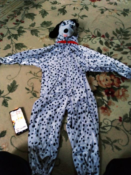 Хэллоуин, карнавальный костюм долматинец, собача, корова