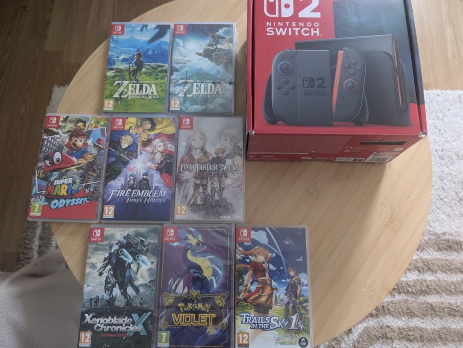 Nintendo Switch 2 + gry że zdjęcia