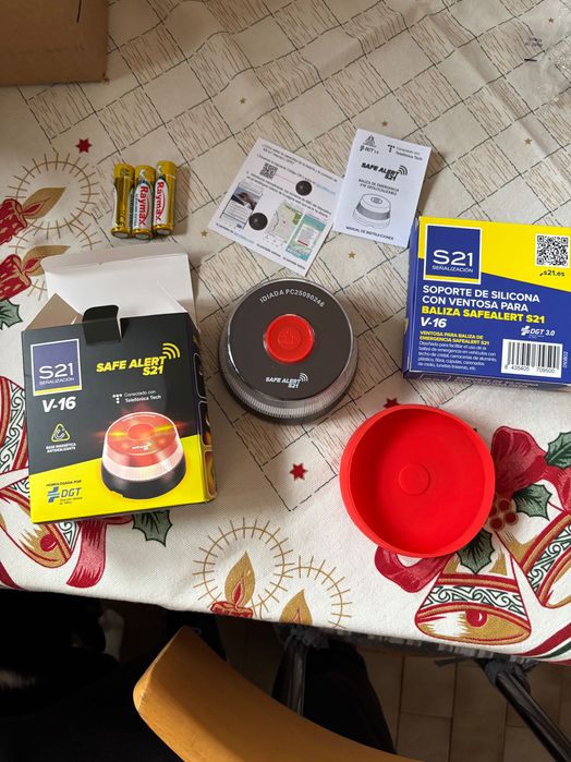 Safe alert s21 vários tipos de sincronização de luz