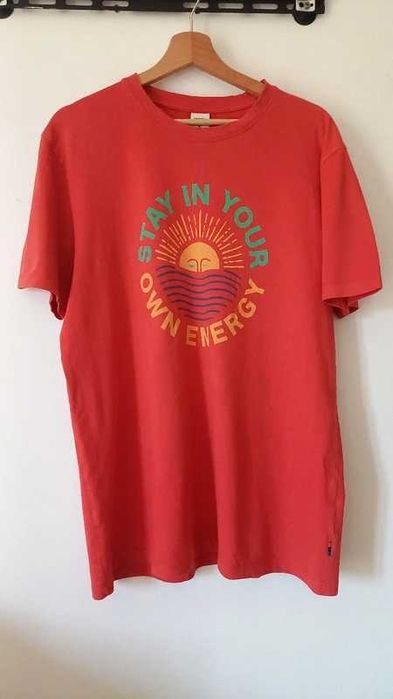 T-shirt laranja Springfield