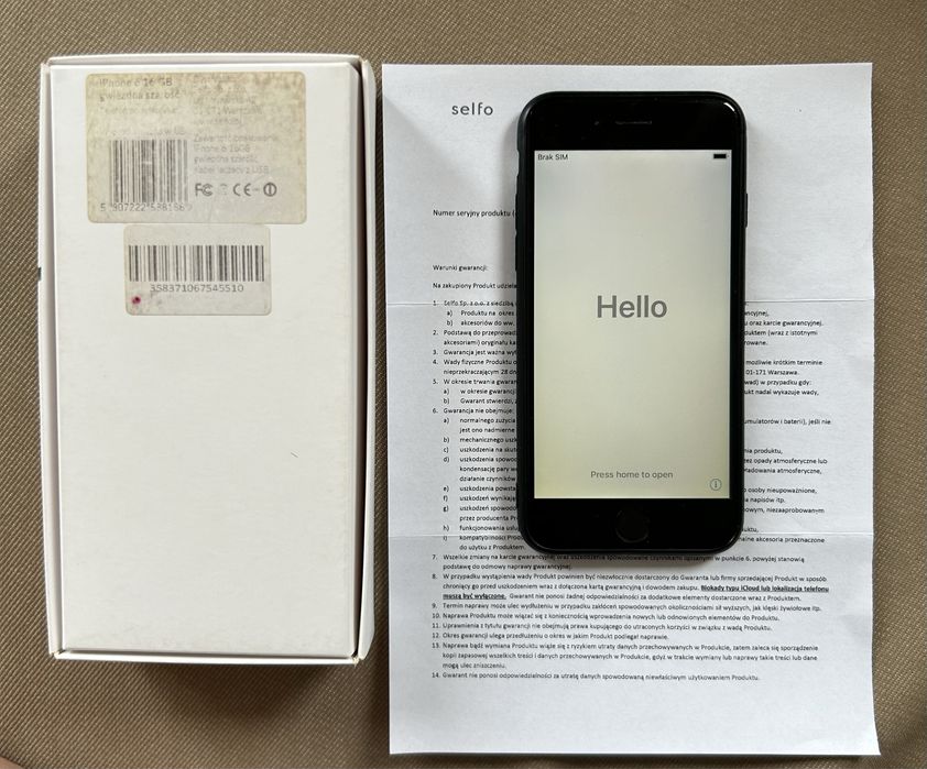 iPhone 6 / 16 GB  kondycja baterii 100%