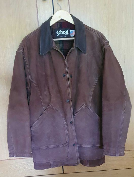 Schott NYC vintage leather jacket (M/L/52/54)(Recolha no local)