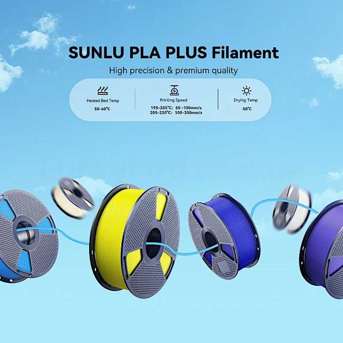 Sunlu PLA+ Пластик для 3D друку 1кг