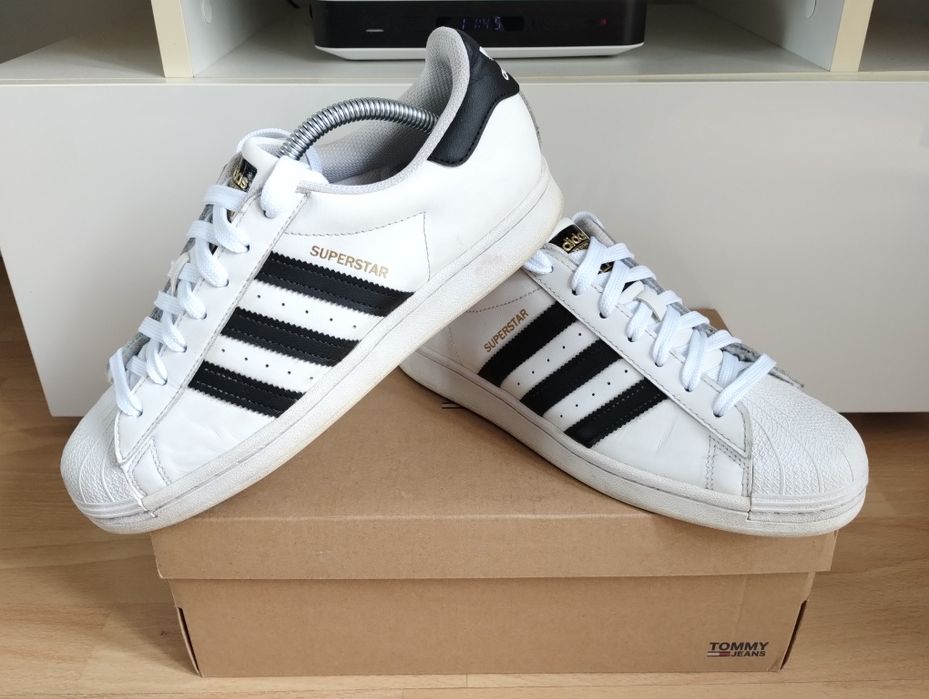 Buty sneakersy 42 Adidas Superstar white unisex