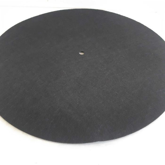 Base Nova 29,5cm Feltro Preto p/ Prato de Gira Discos