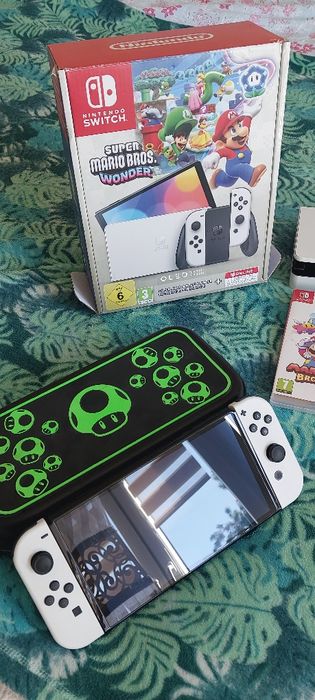 Nintendo switch zestaw etui gry