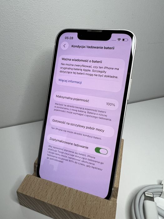 IPhone 13 mini 128GB | 100% Kondycji Baterii | IDEALNY | Faktura
