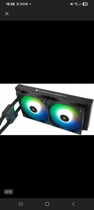 Chłodzenie wodne THERMALRIGHT Frozen Notte 240 ARGB V2 Czarny