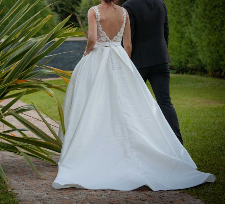 Vestido de noiva usado (fotos reais)