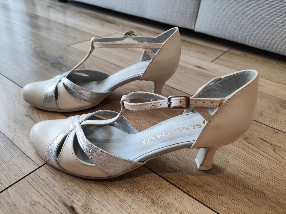 Buty ślubne taneczne Sensatiano 38
