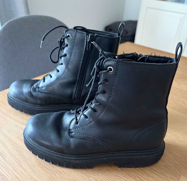 Botas Pretas Cano - Mango