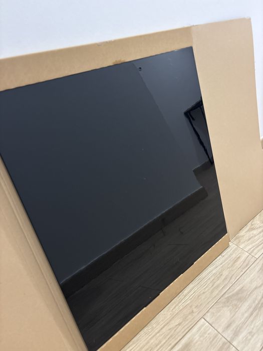 Porta e gavetas móvel tv besta do ikea - preto brilhante