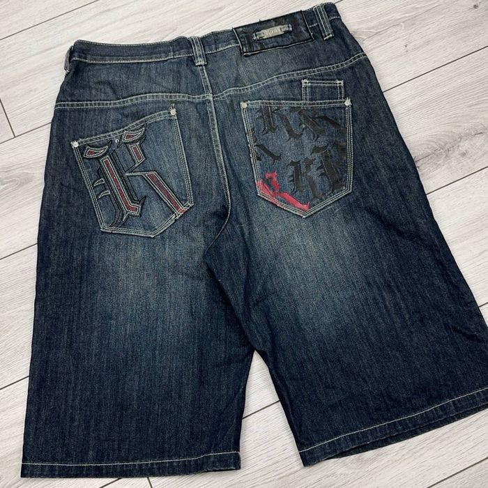 Шорты Vintage Karl Kani карл кани винтаж бегги скейт шорти джинсові