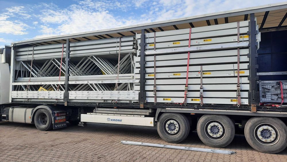 Regały paletowe SSI Schaefer PR600 wysokość 430cm belka 370cm gł. 100