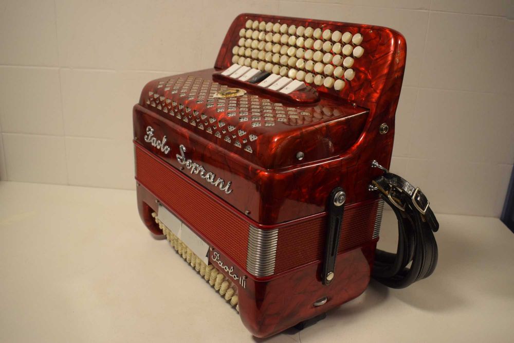 Acordeao Paolo Soprani Especial 3 voz. N 344