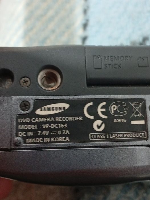 Digital CAM da Samsung sem carregador