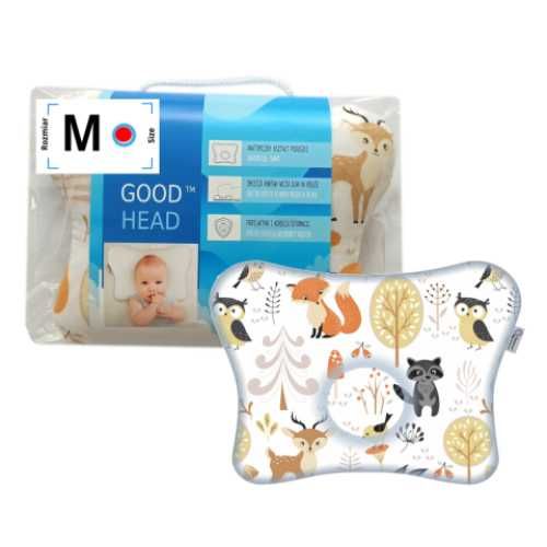 Poduszka ortopedyczna na płaską głowę Good Head Rozmiar M ok.1-9 mies.