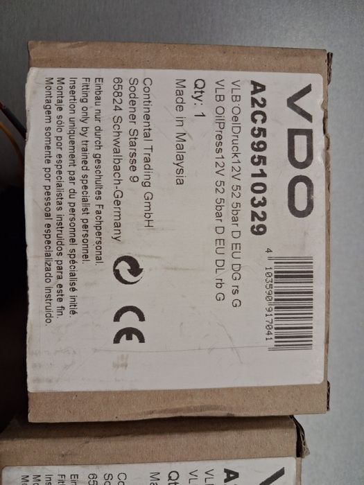 Zegary VDO temperatura ciś. oleju NOWE 52mm Porsche VW Garbus