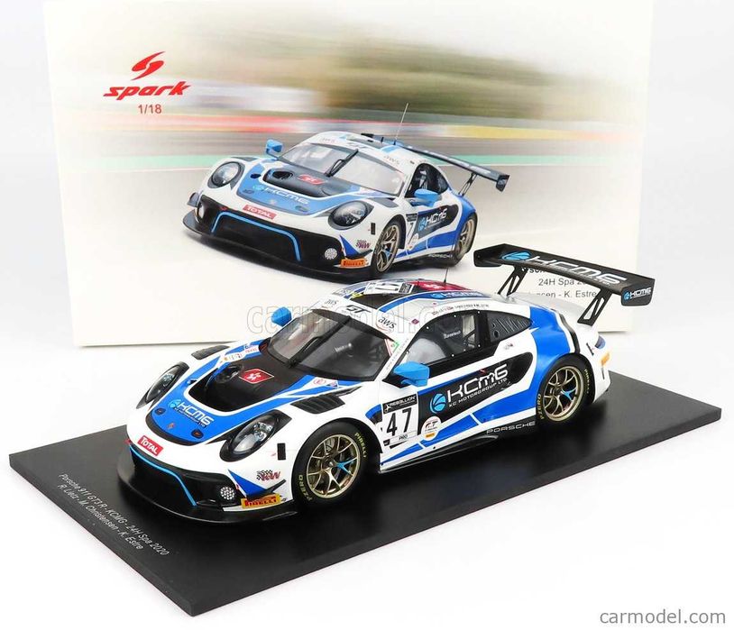 Porsche GT3 RSR Le Mans + 1/18 + Spark + Vários + Resina