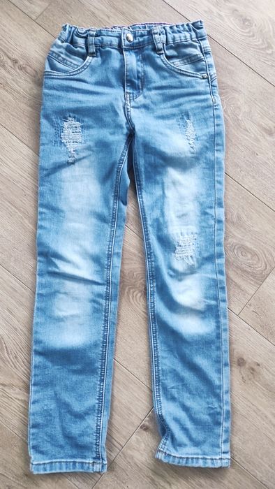 Spodnie jeansowe 134