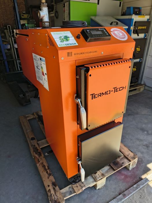 5 klasa Ecodesign Termo-Tech Eco Logic 5 12kW 2018r piec co kocioł ekogroszek pellet zrębka owies
