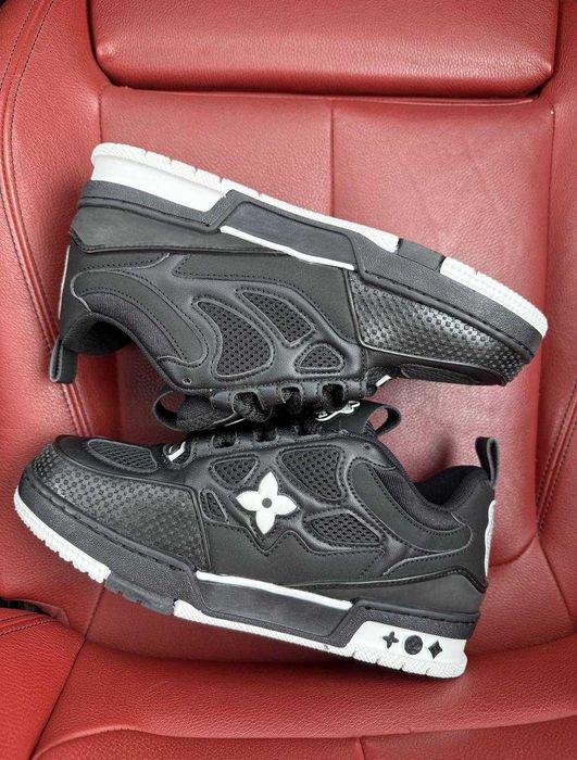 Кросівки Louis Vuitton Skate Sneaker Black чорні луї вітон лв скейт