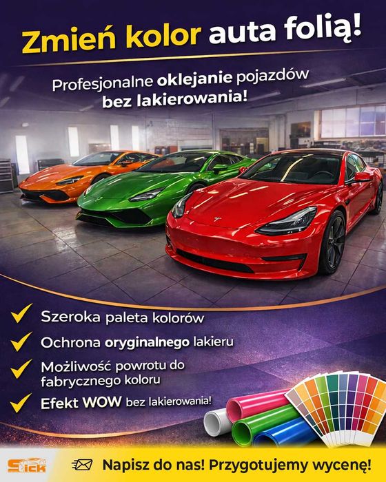 Profesjonalne przyciemnianie szyb, oklejanie aut,