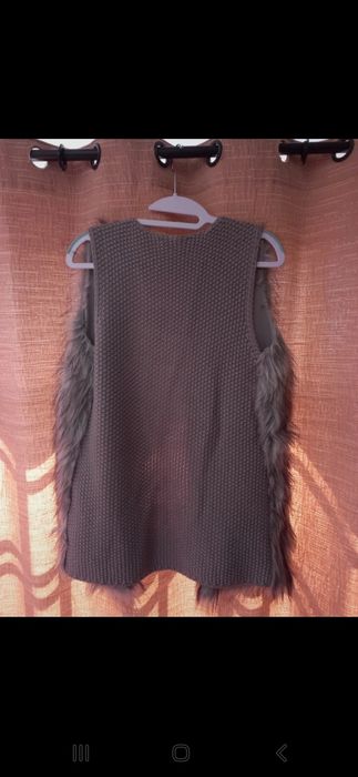 Colete de pêlo sintético