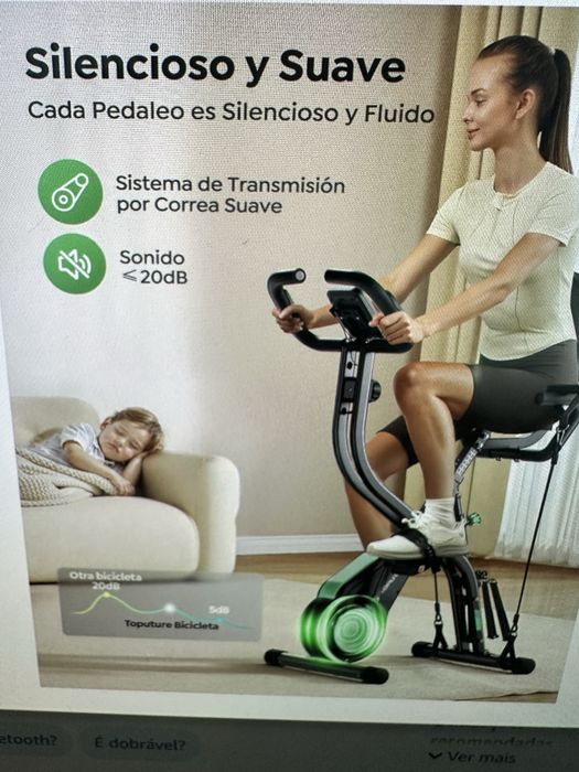 Biciclete estatica dobravel 5 em 1
