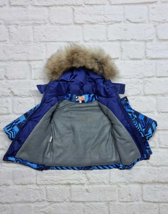 Дитячий зимовий комбінезон для хлопчика Зигзаг