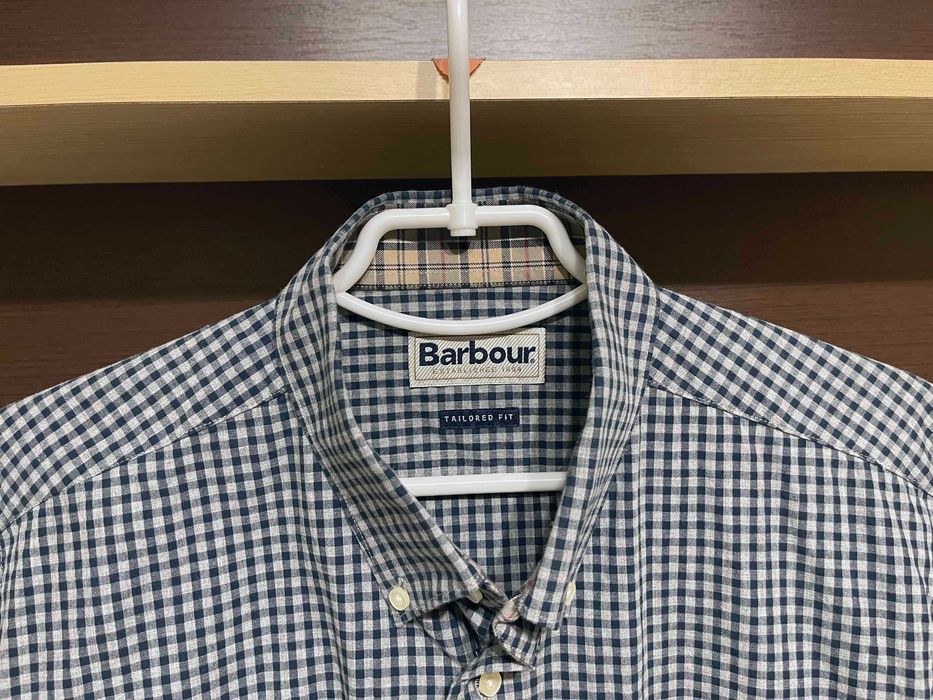 Barbour, оригінал сорочка в клітинку М/L