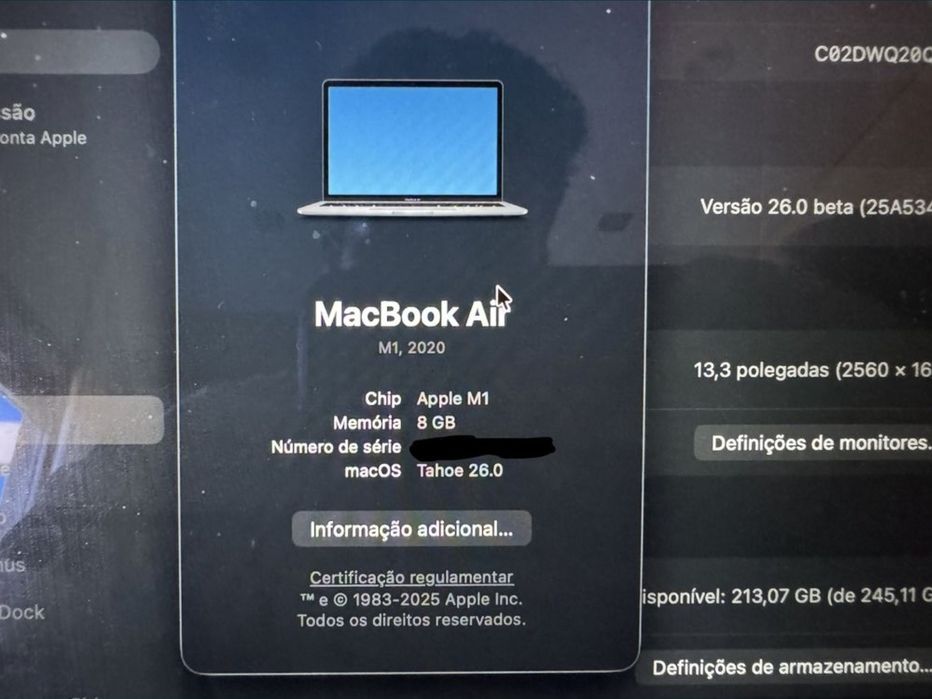 MacBook Air M1 2020 8GB/256GB